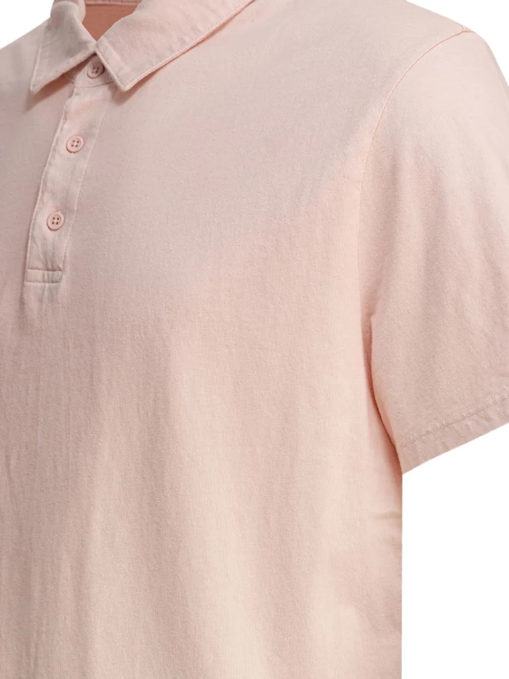 Vince Button-down poloshirt Roze