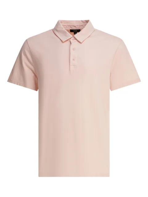 Vince button-down cotton polo shirt