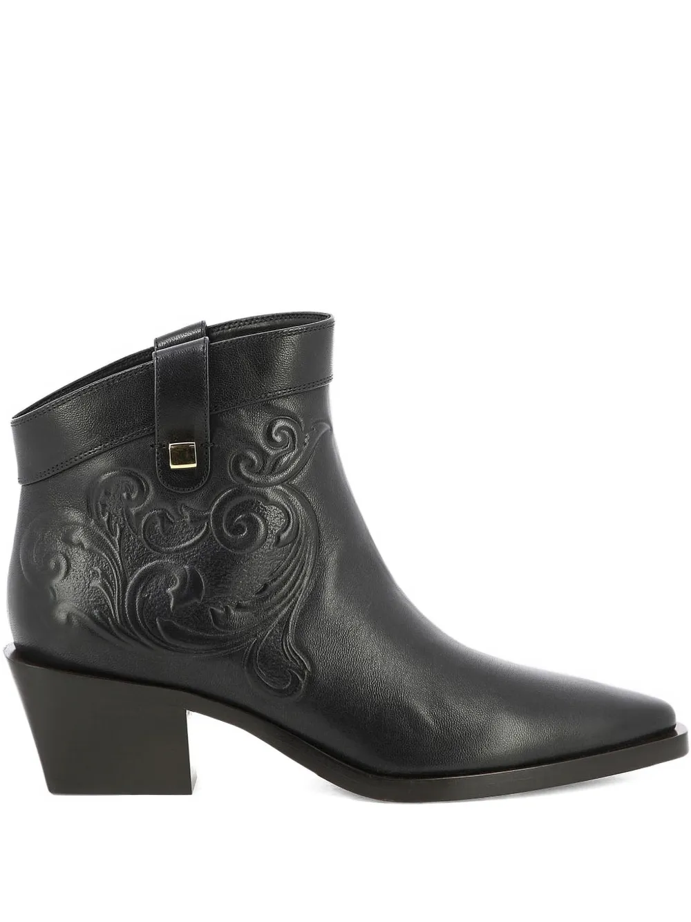 Maison Skorpios 60mm Alexandra Cordoba leather cowboy boots | Black | Image 1