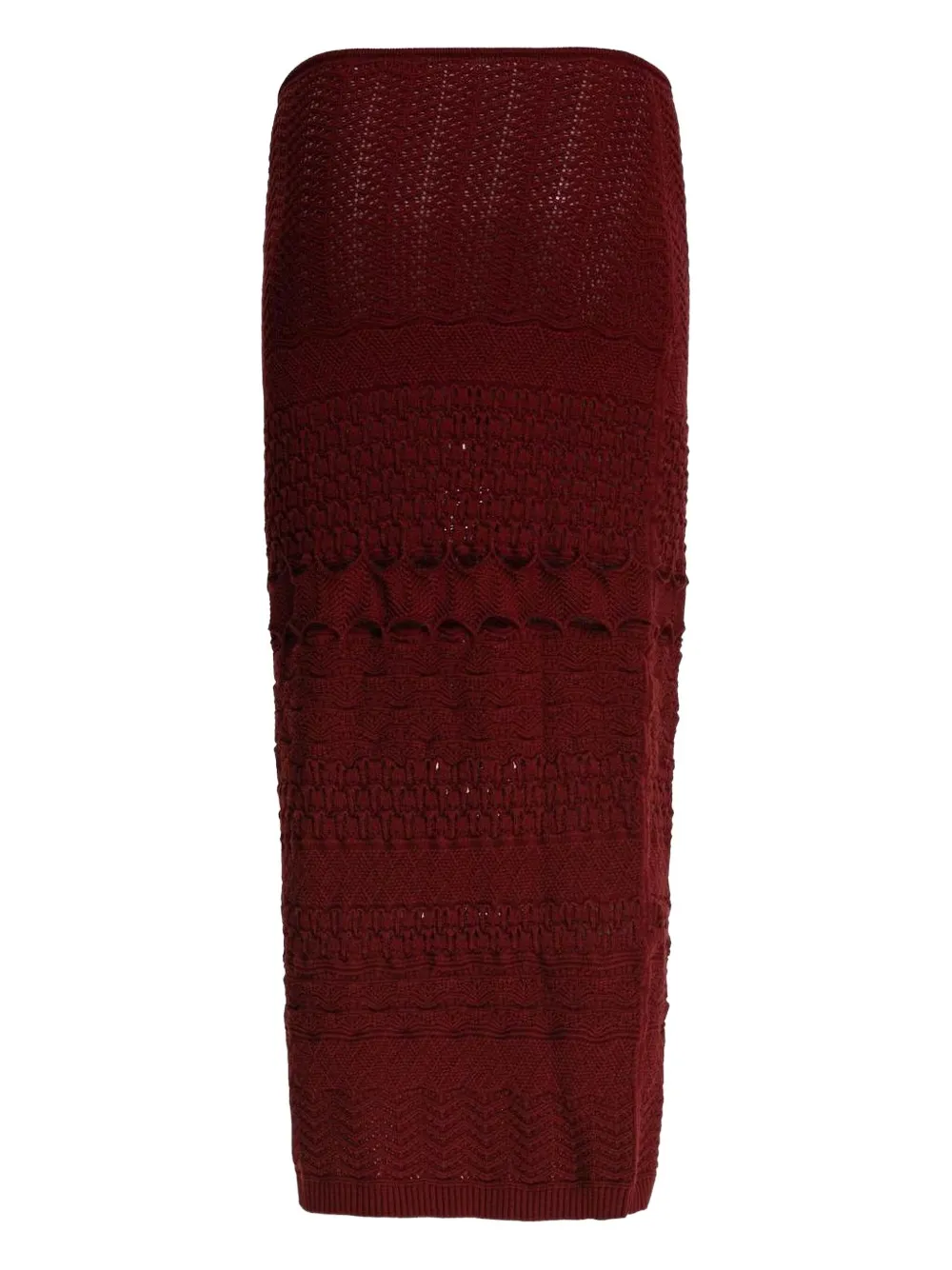 Elie Saab Gehaakte rok Rood