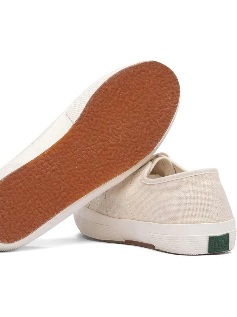 Superga lace-up canvas sneakers White