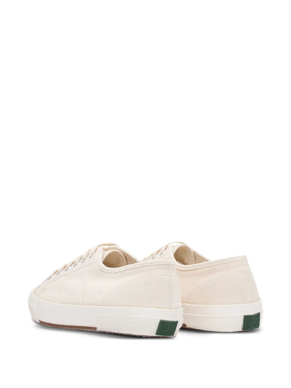 Superga lace-up canvas sneakers White