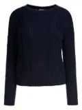 RAKKI cable-knit merino-wool sweater - Blue
