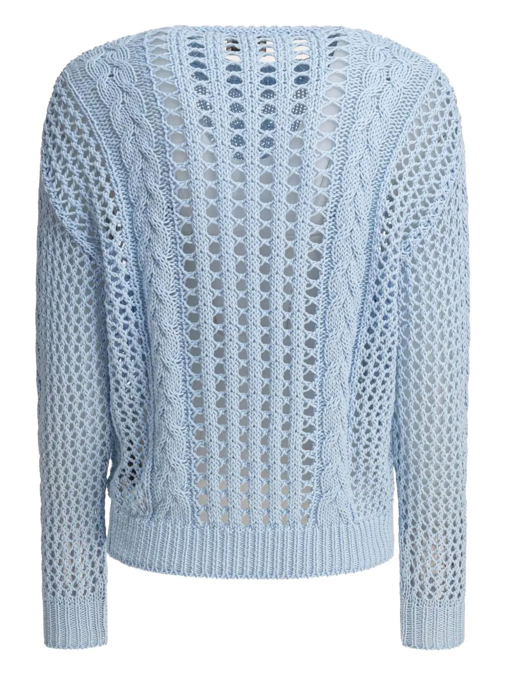 RAKKI cable-knit eyelet-detail sweater | Knitted Sweaters | Image 2