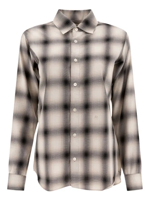 Nanamica camisa con motivo de cuadros