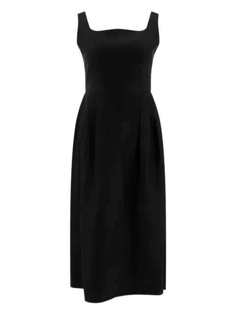 SANDBEIGE square-neck midi dress