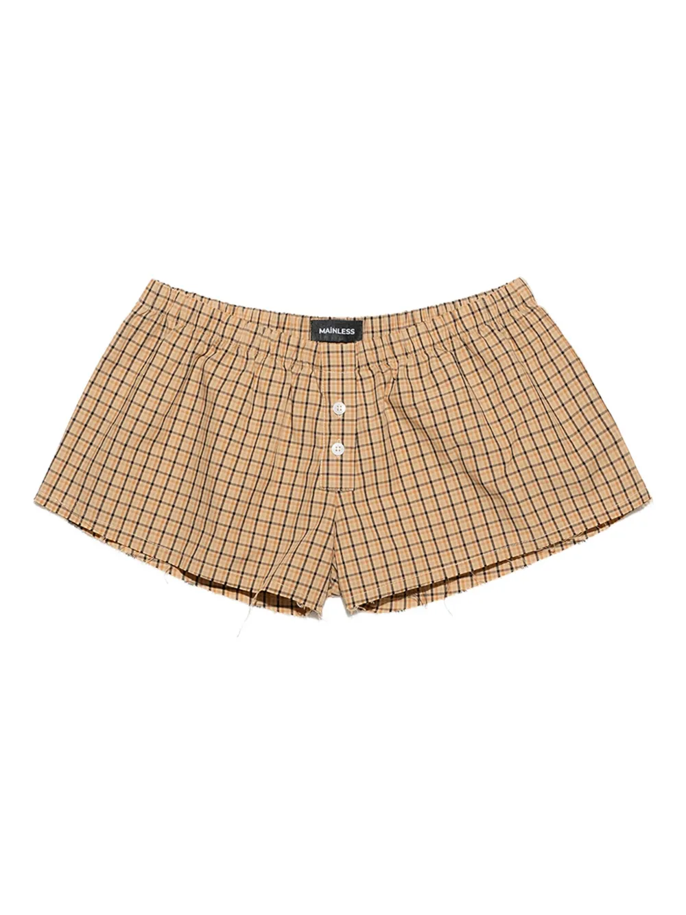 Mainless checked shorts | neutro | Image 1