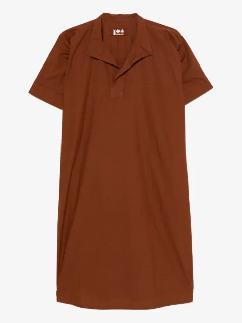 Labo Art Chiara collared short-sleeve midi dress