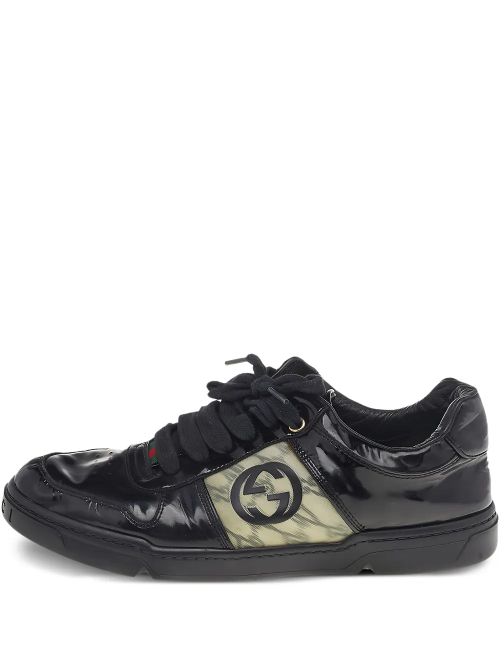 Gucci Pre-Owned Interlocking G sneakers | Black | Image 1