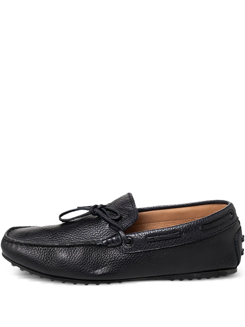 Tod's Vintage leather boat shoes | Black | Image 1