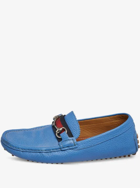 Gucci Pre-Owned Horsebit leather loafers