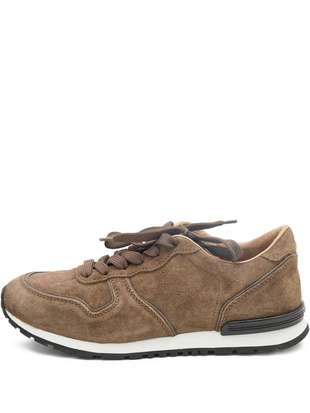 Tod's Vintage baskets en daim à lacets | marron | Image 1