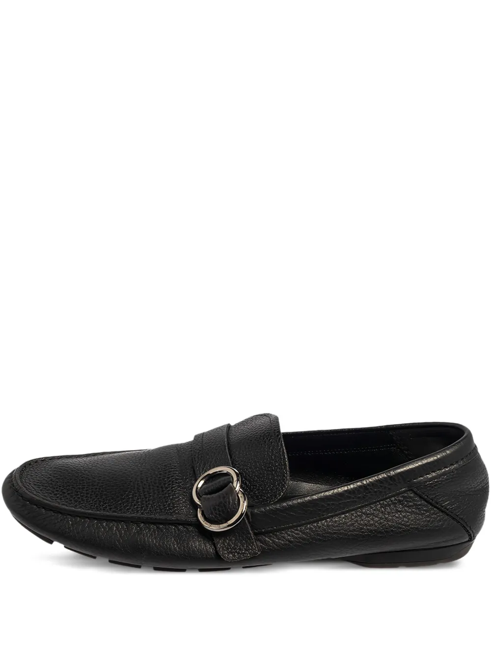 Versace Pre-Owned leather loafers | Black | Image 1