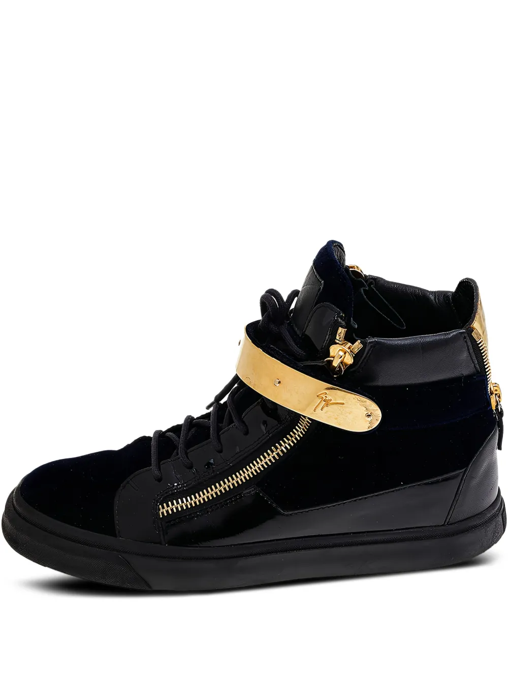 Giuseppe Zanotti Vintage pre-owned Coby high-top sneakers | Blue | Image 1