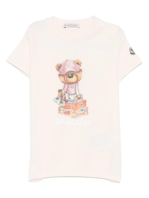 Moncler Enfant تيشيرت قطن