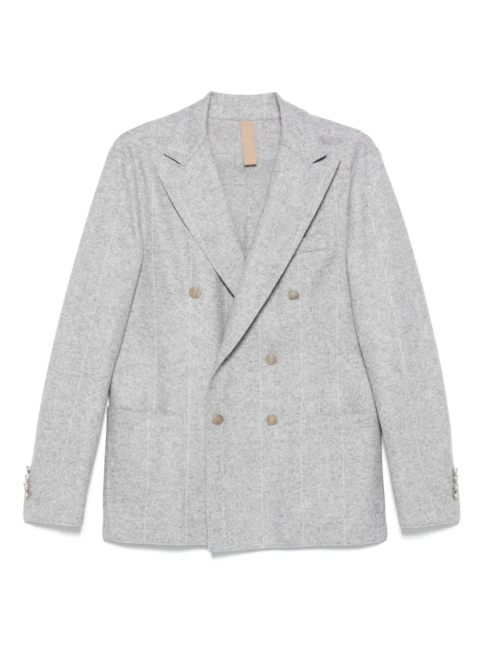 Eleventy pinstripe double-breasted jacket | Grey | Image 1