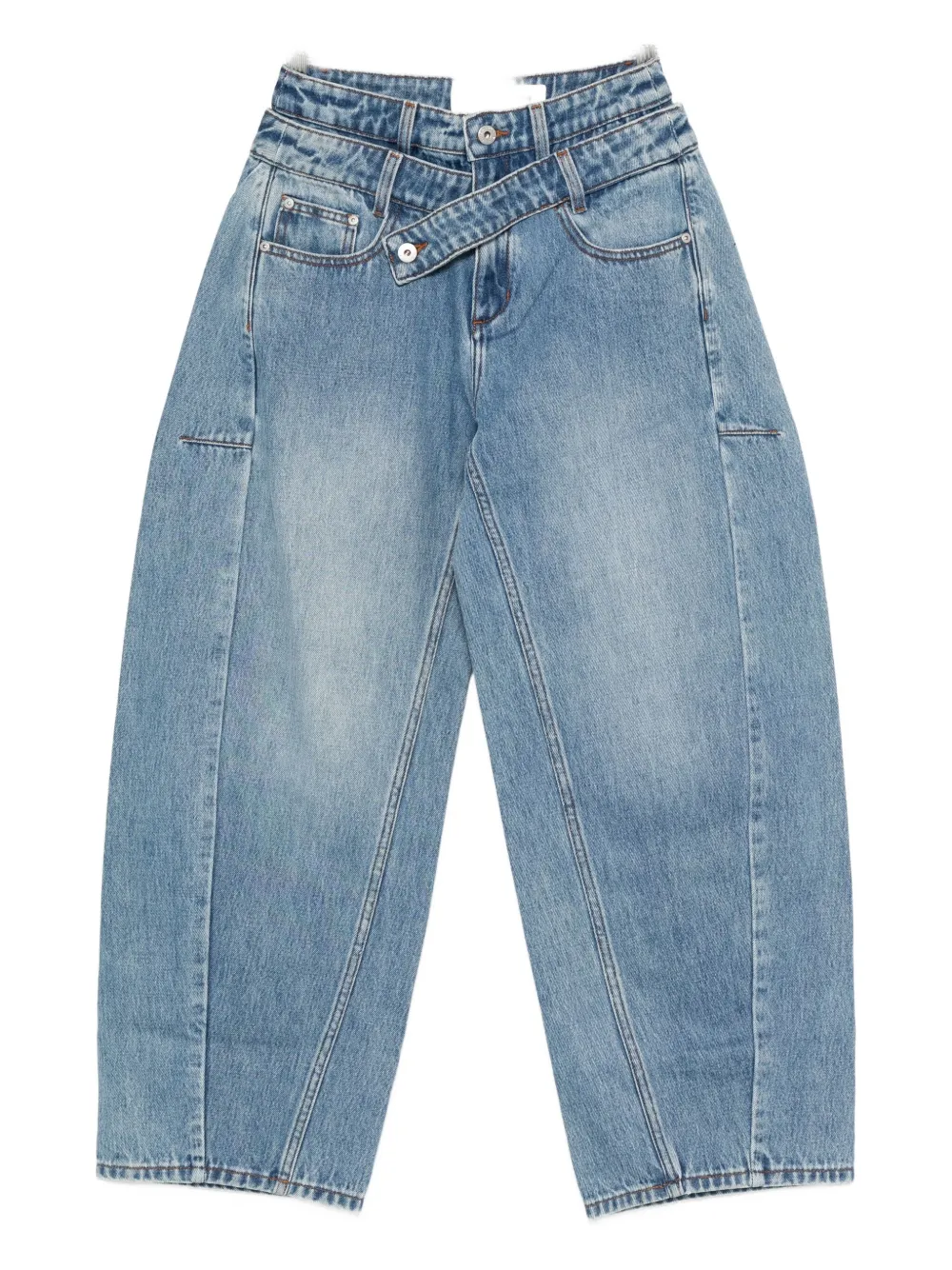 Feng Chen Wang Wide-leg Jeans In Blue