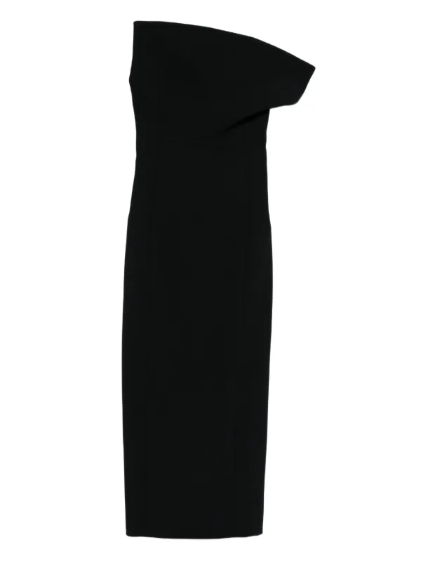 Khaite Cato Dress in Black - Black Designer Dress - Size: 2 Khaite Cato Dress in Black - Black Designer Dress - Size: 2