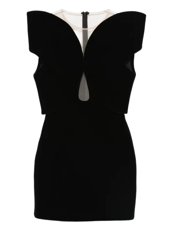white christmas dresses David Koma Mini Cut Out Dress – weartherunway main image 1