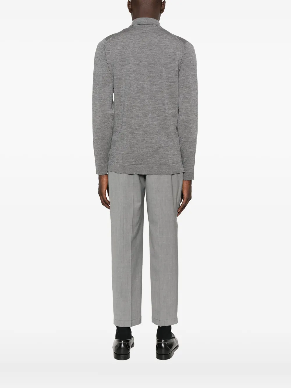 Lardini Long-sleeve Button-fastening Shirt In Gray
