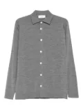 Lardini long-sleeve button-fastening shirt - Grey