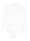 Comme Des Garçons asymmetrical-hem shirt - White