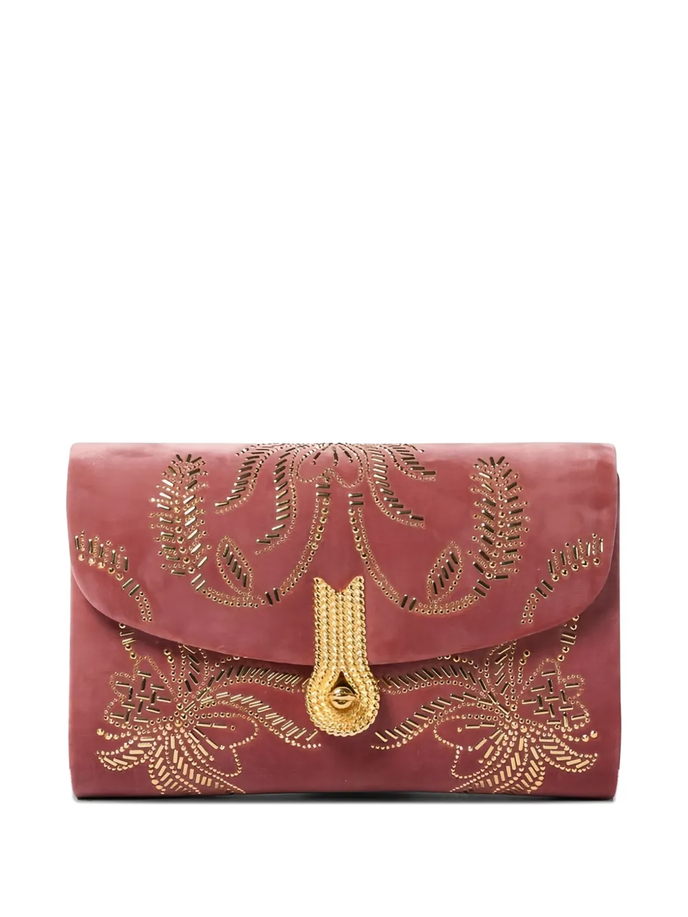 Amato Daniele Daniele Velvet Mini Bag In Pink