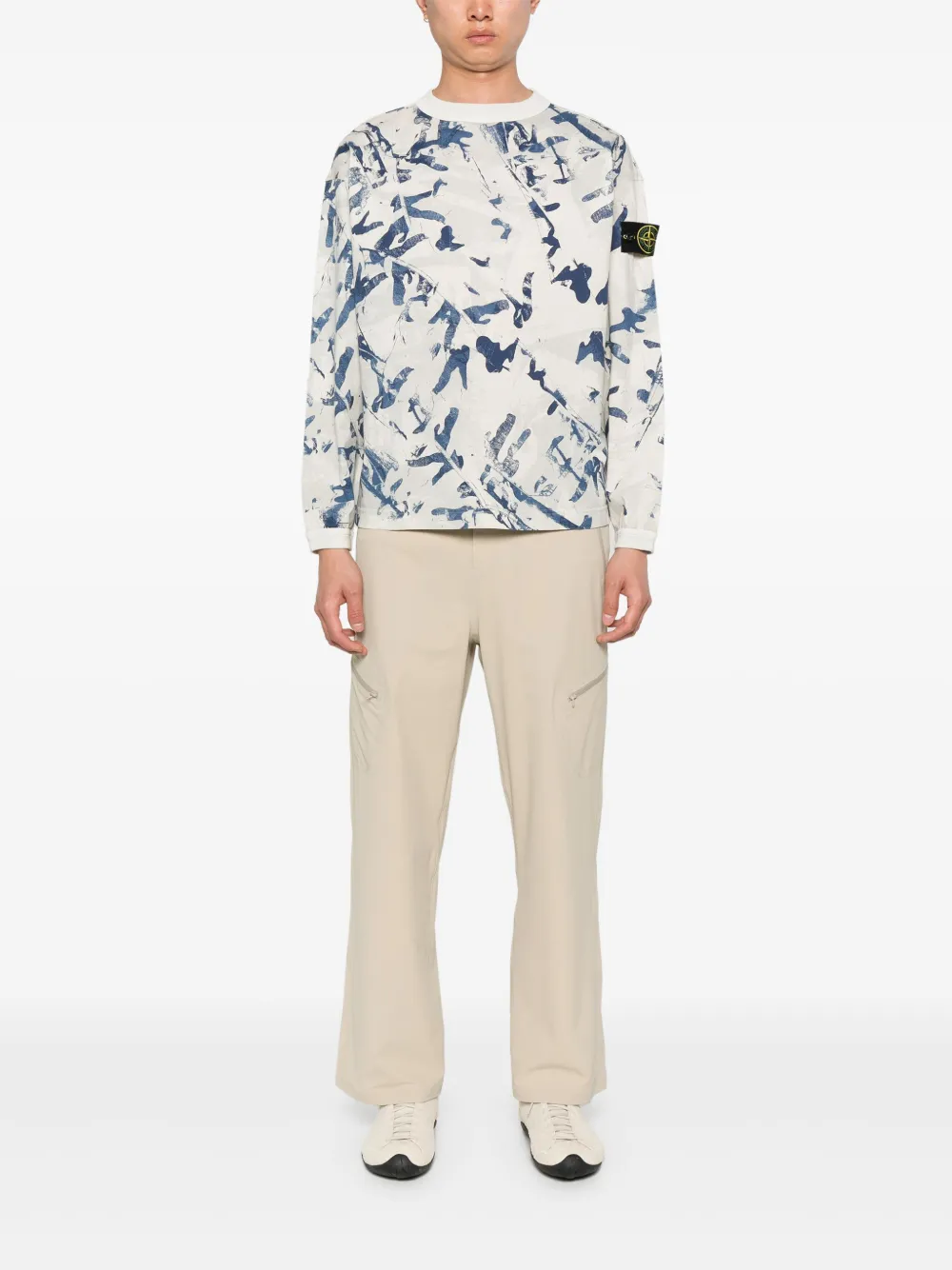Stone Island cotton T-shirt - Beige