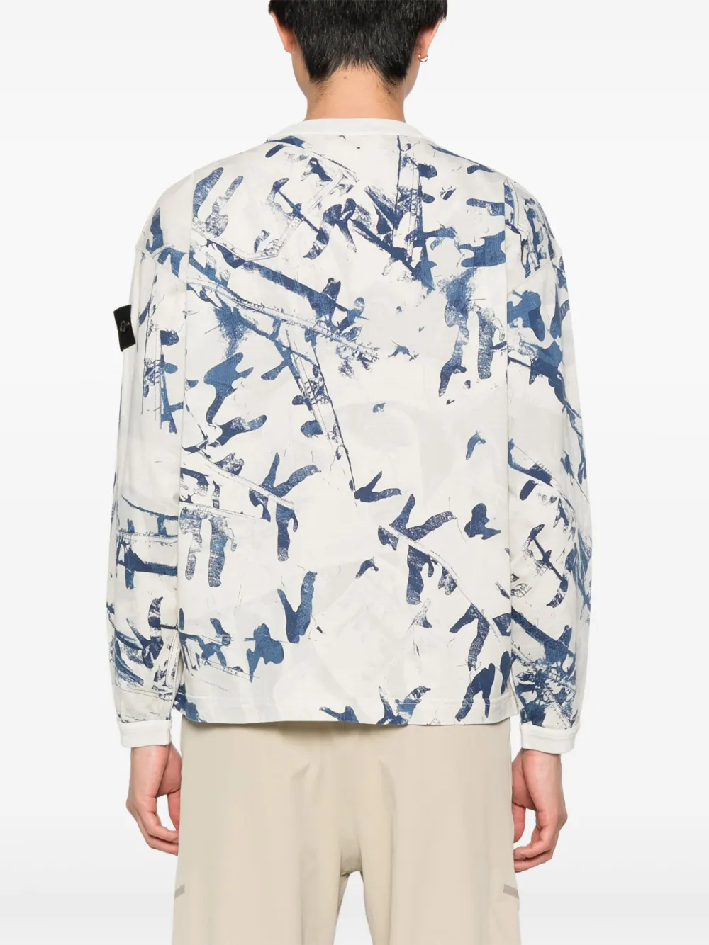 Stone Island Katoenen T-shirt Beige
