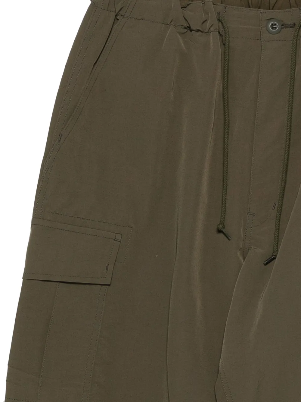 Comme des Garçons Homme Broek met cargo zak Groen