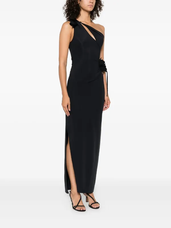【関税込み】Coperni ブラック Flower マキシドレス Asymmetric Flower Gown – Coperni