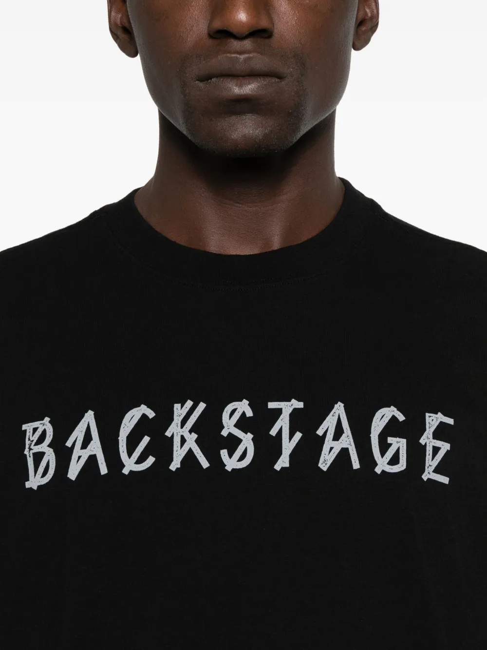 44 Label Group Graphic-print T-shirt In Black
