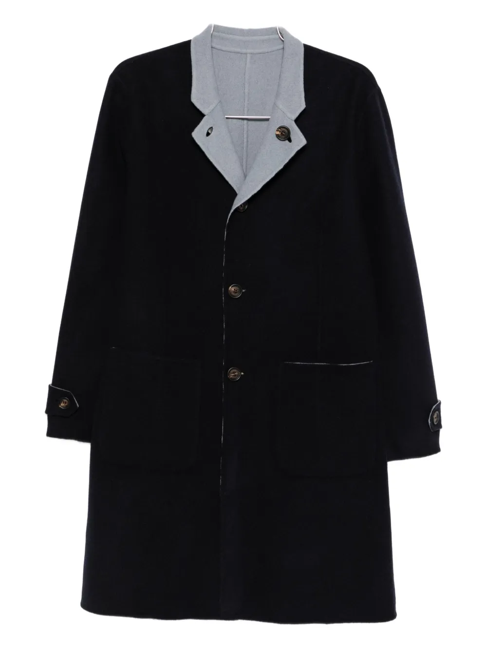 Eleventy reversible wool coat | Blau | Image 1