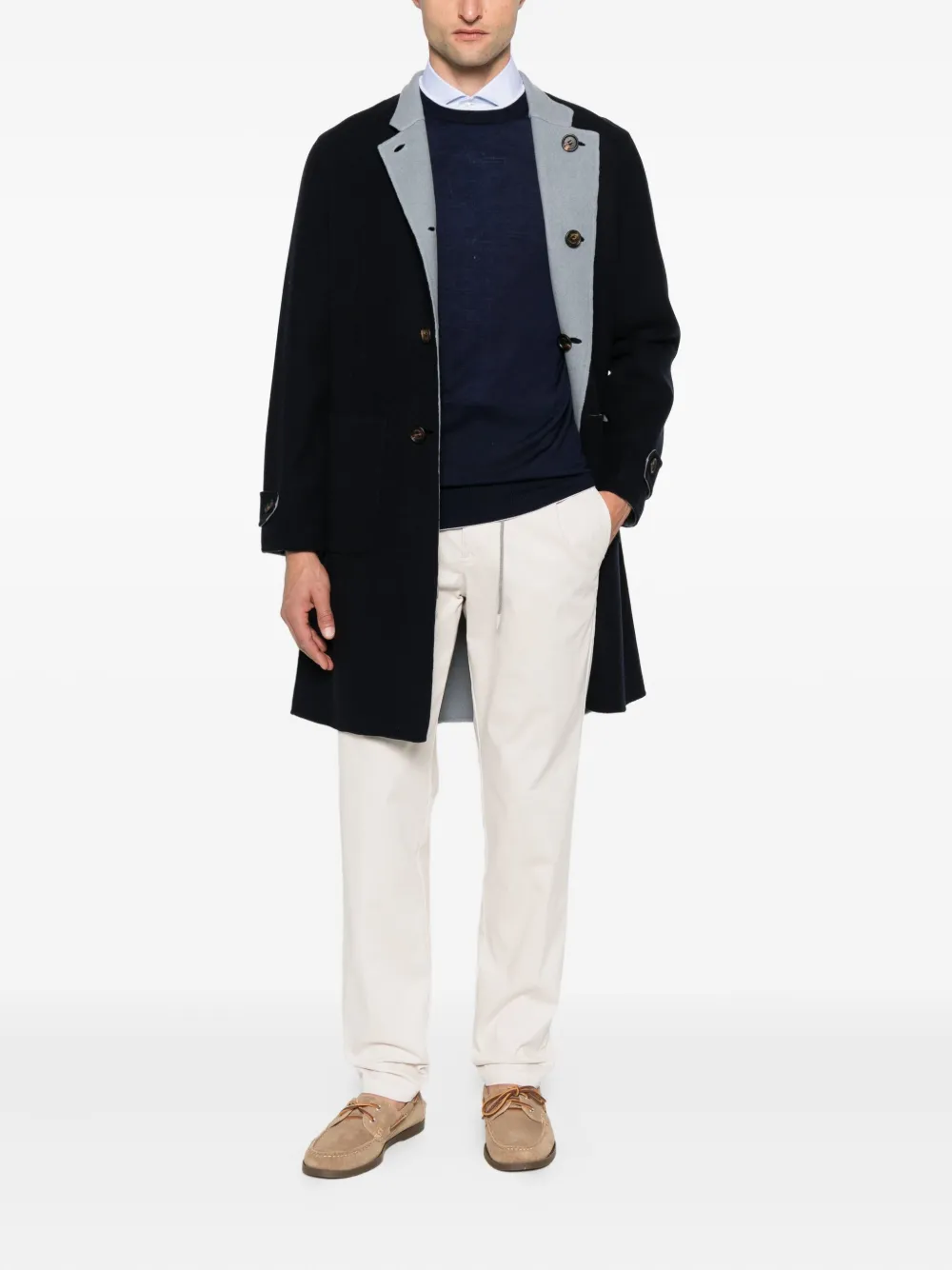 Eleventy reversible wool coat | Einreiher | Image 2