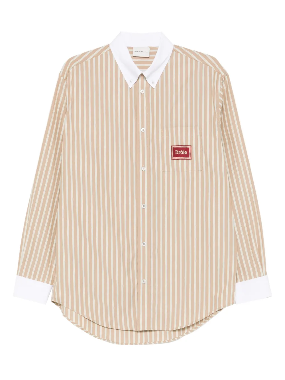 Drôle De Monsieur La Chemise Pinstripes shirt - Toni neutri