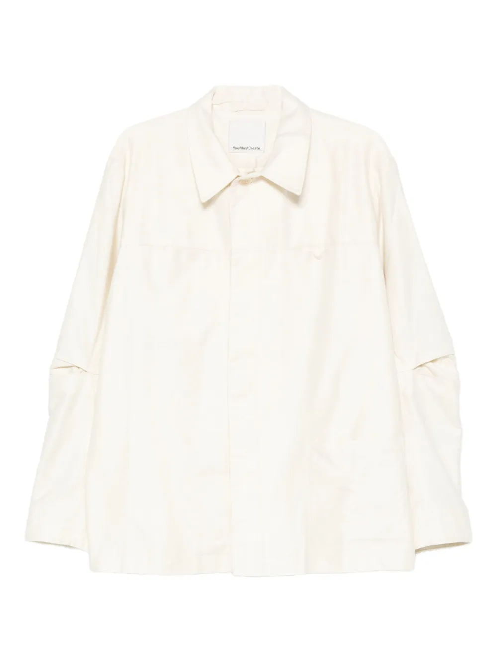 YMC split-cuff shirt jacket | Neutrals | Image 1