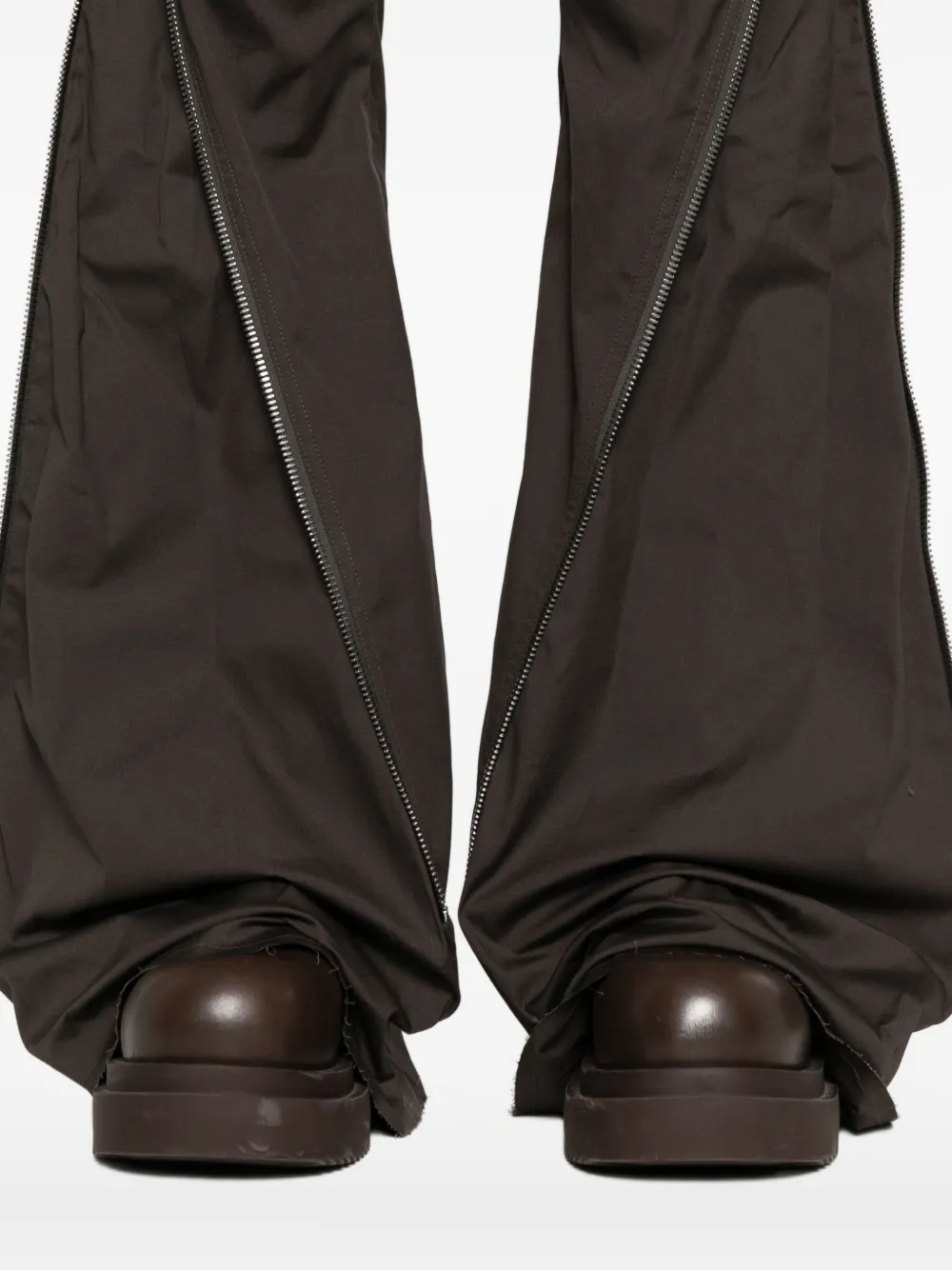 Rick Owens Broek met ritsdetail Grijs