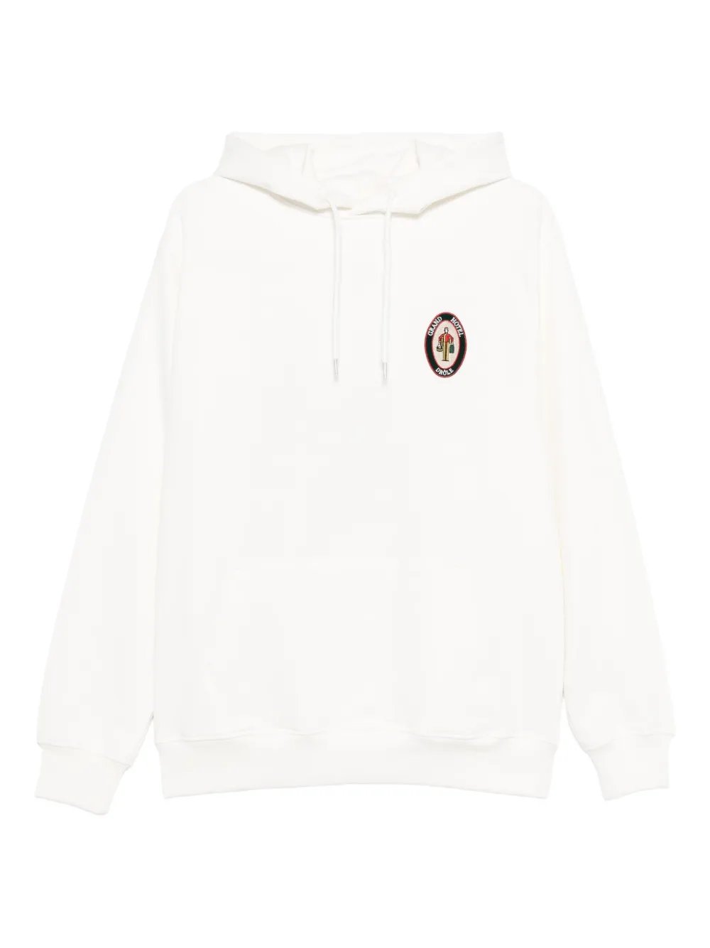 Drôle De Monsieur Le Groom embroidered logo hoodie - Toni neutri