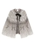Forte Forte geometric-pattern bow jacket - Black