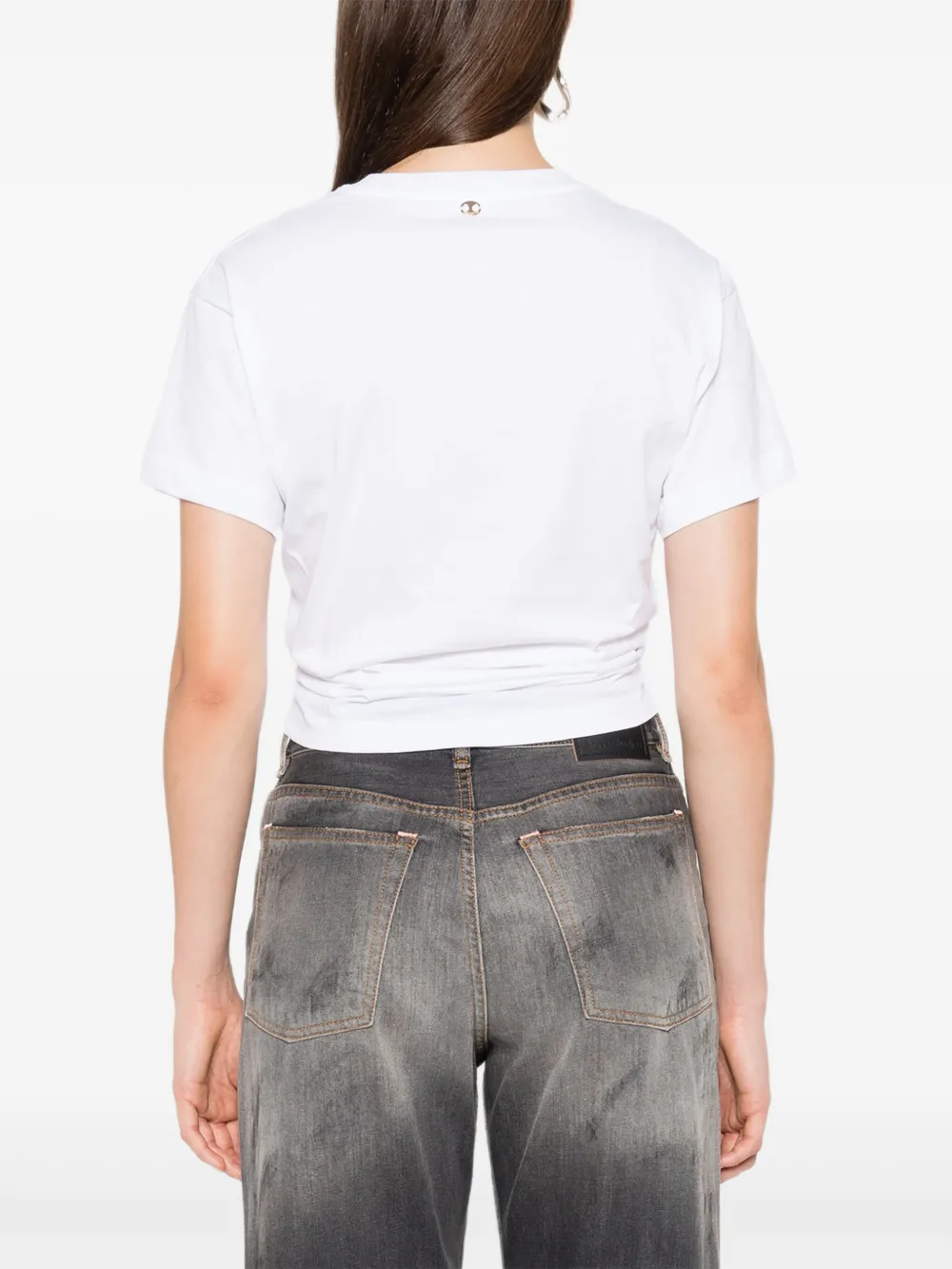 Rabanne リングディテール Tシャツ | ホワイト | FARFETCH JP