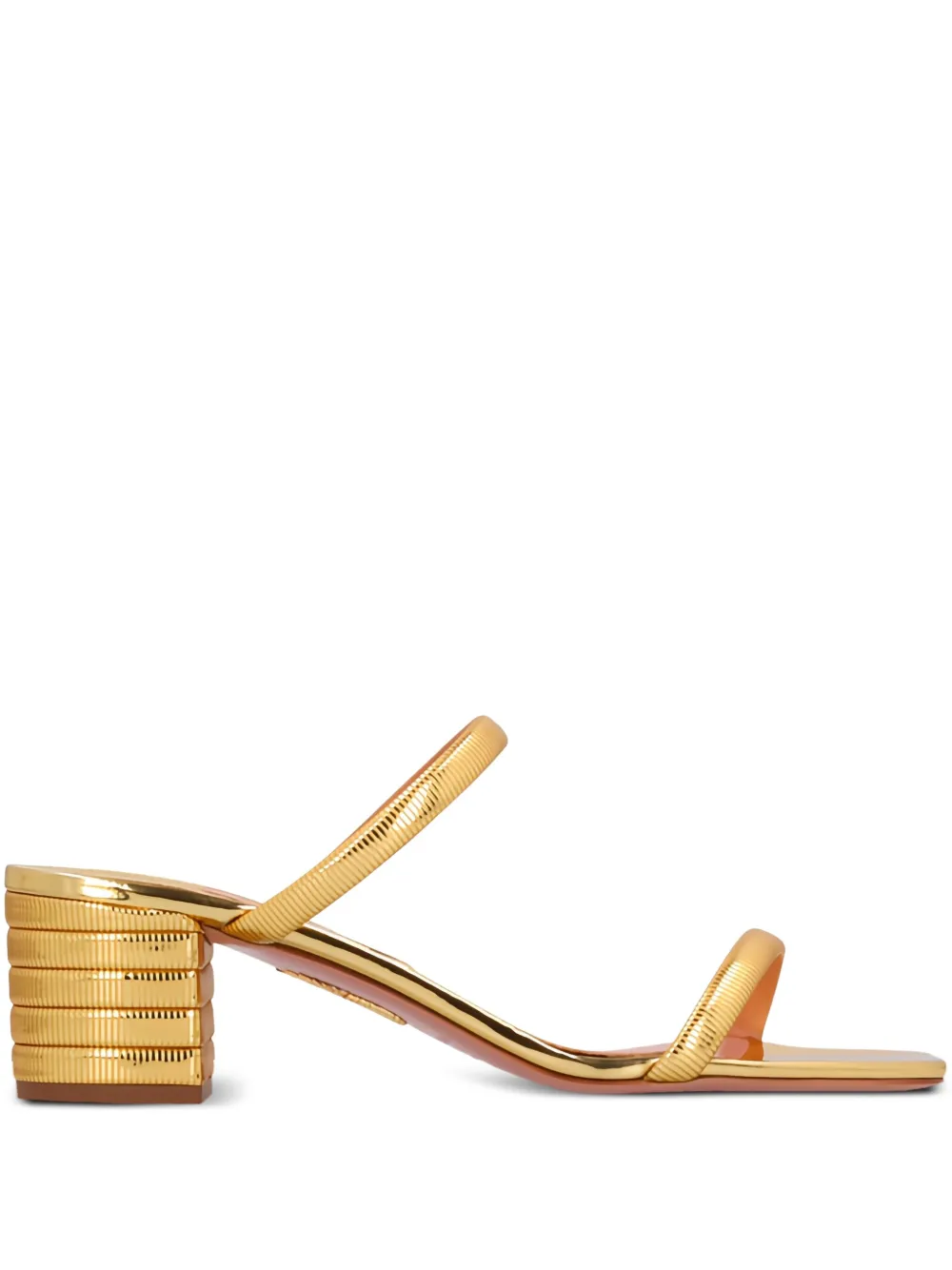 Aquazzura 50mm Riviera sandals Gold