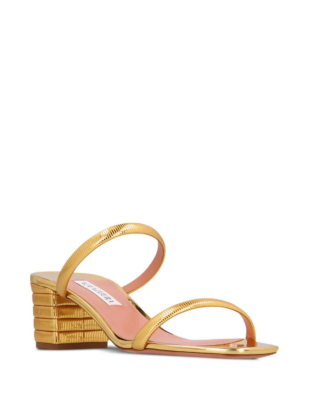 Aquazzura 50mm Riviera sandals Gold
