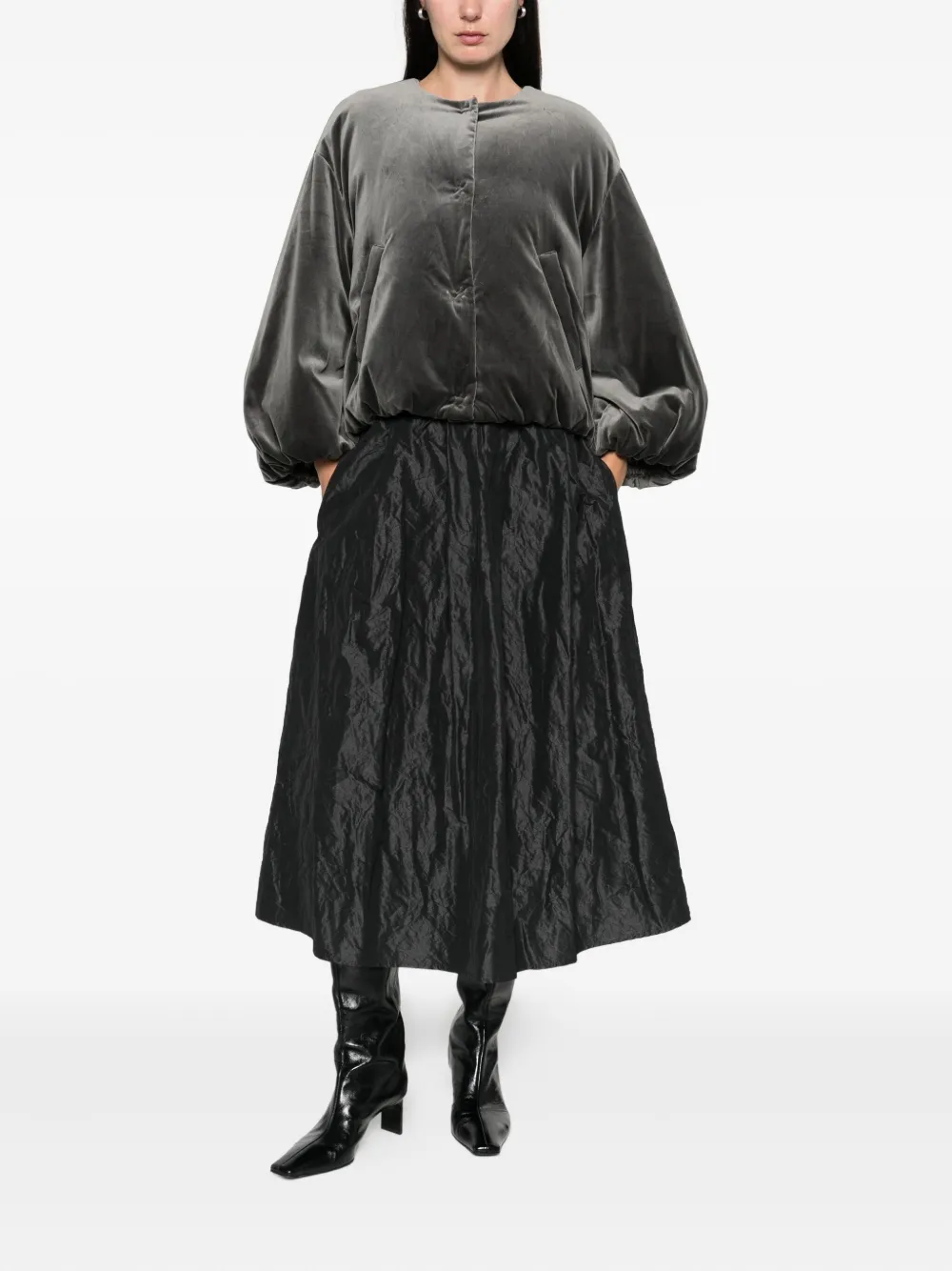 Antonelli Oreo textured midi skirt | A-Line Skirts | Image 2