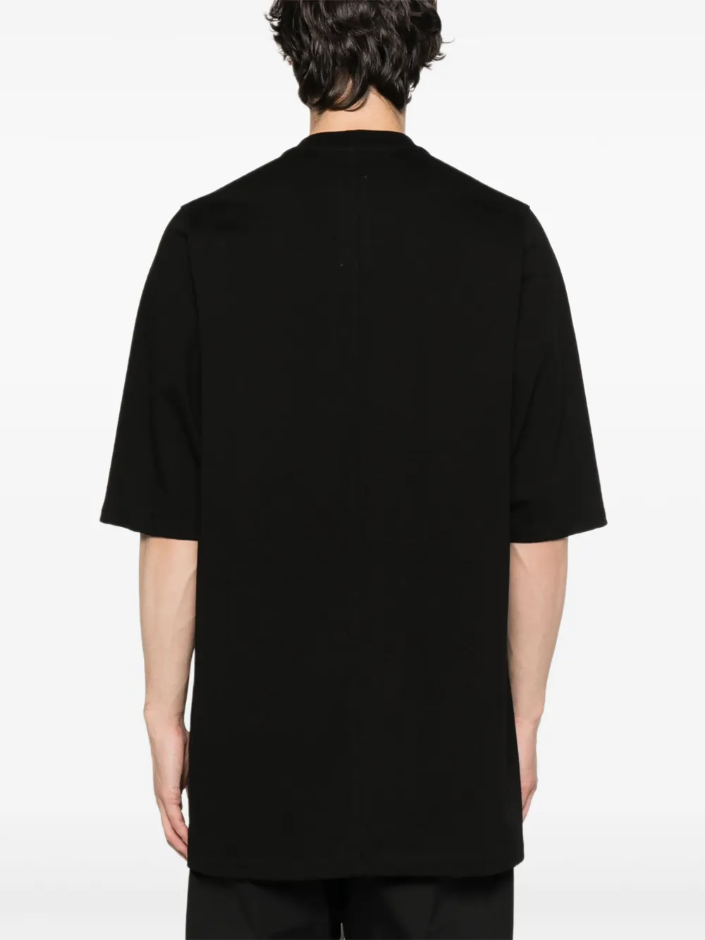 Rick Owens stud-detailed organic cotton T-shirt Zwart