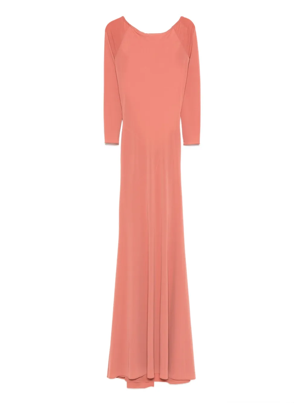 Alex Perry open-back long-sleeve maxi dress Roze
