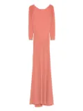 Alex Perry open-back long-sleeve maxi dress - Pink