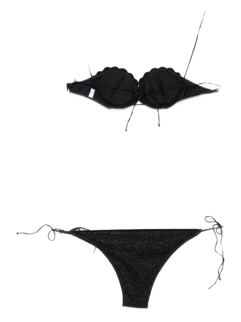 Oséree Lumière Shell bikini Zwart
