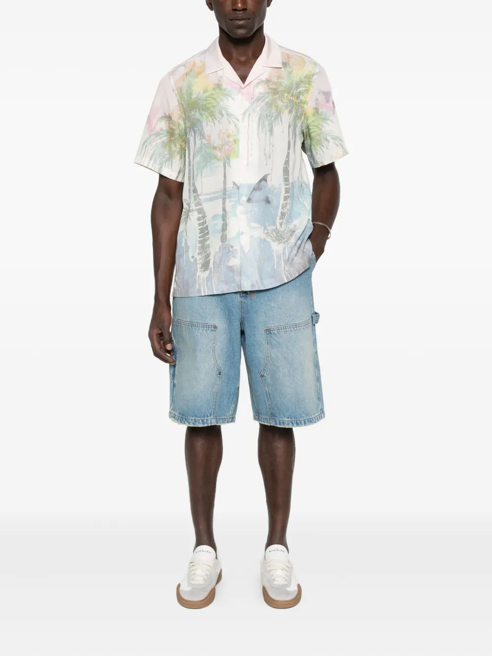 Ksubi Poolside short-sleeve resort Shirt Roze