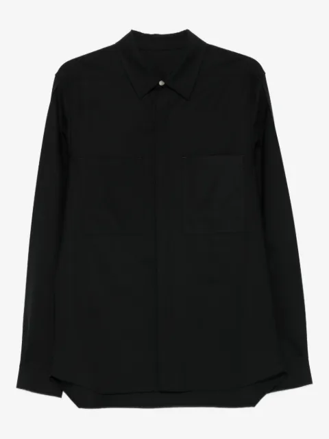 Rick Owens double-pocket long-sleeve shirt