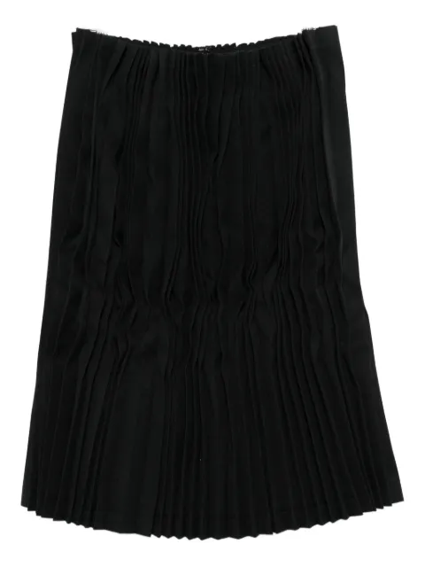 Comme Des Garçons pleated midi skirt